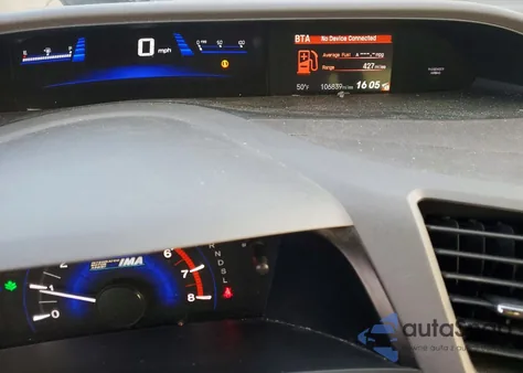 2012 Honda Civic Hybrid z USA, uszkodzony, nr VIN JHMFB4F20CS010927